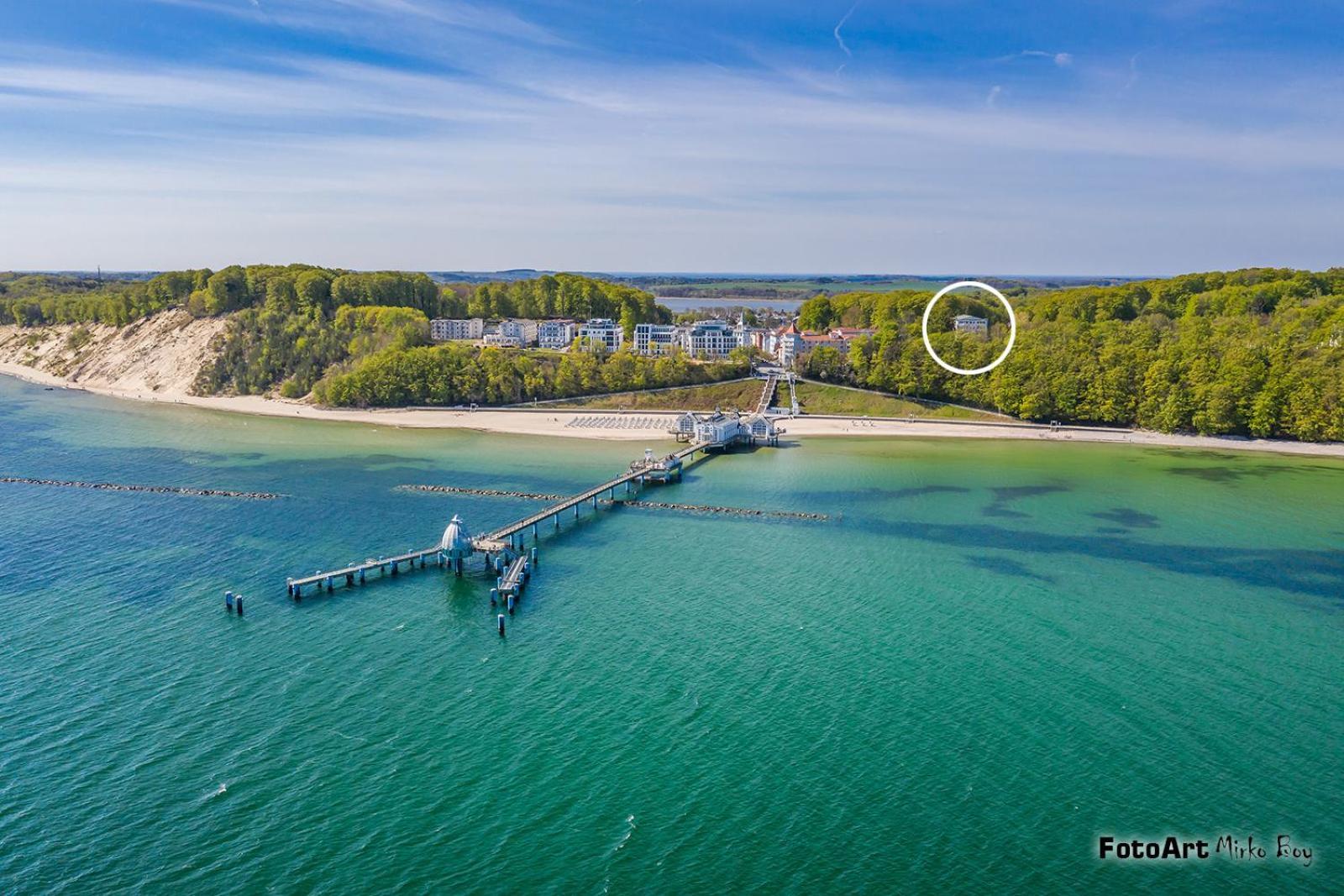 Residenz Seeblick Fewo 18 Mit Balkon Und Ostseeblick Sellin  外观 照片